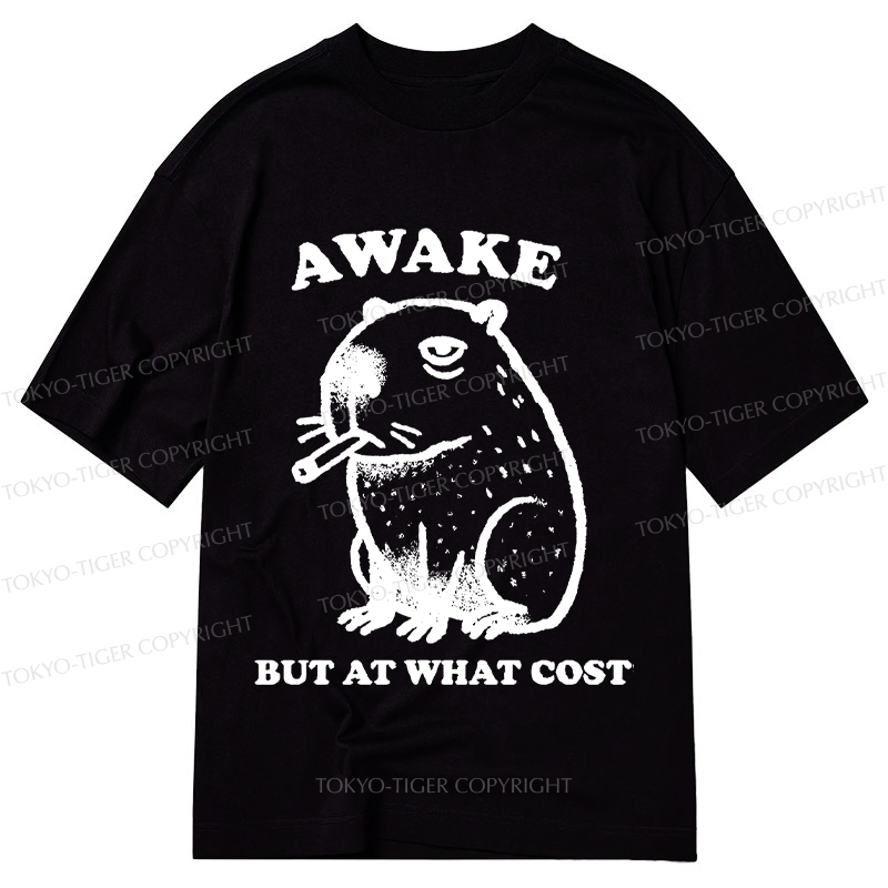 Tokyo-Tiger Smoking Capybara Classic T-Shirt