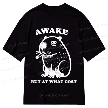 Tokyo-Tiger Smoking Capybara Classic T-Shirt