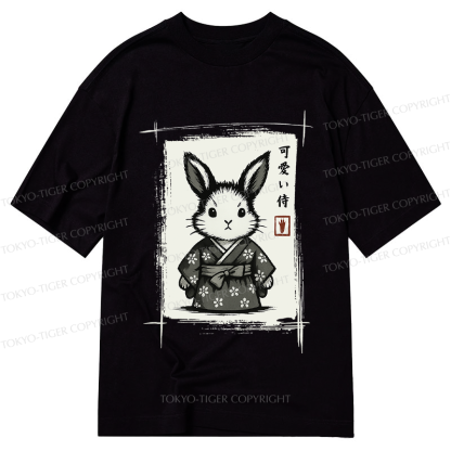 Tokyo-Tiger Woodcut Bunny Classic T-Shirt