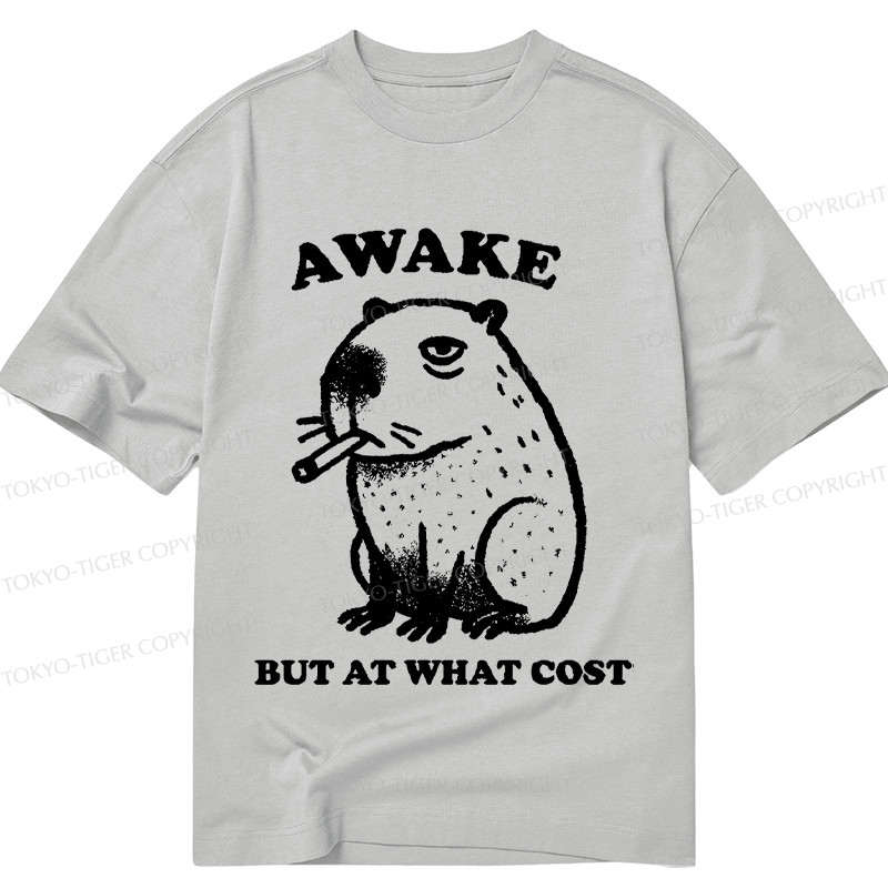 Tokyo-Tiger Smoking Capybara Classic T-Shirt