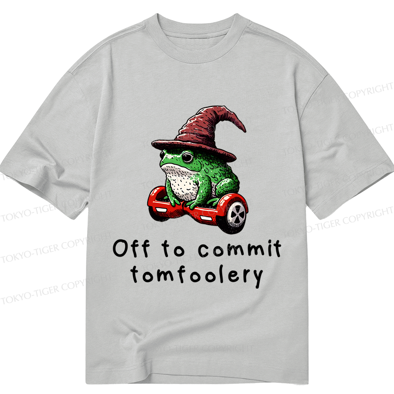 Tokyo-Tiger Japanese Frog Riding A Balance Scooter Classic T-Shirt