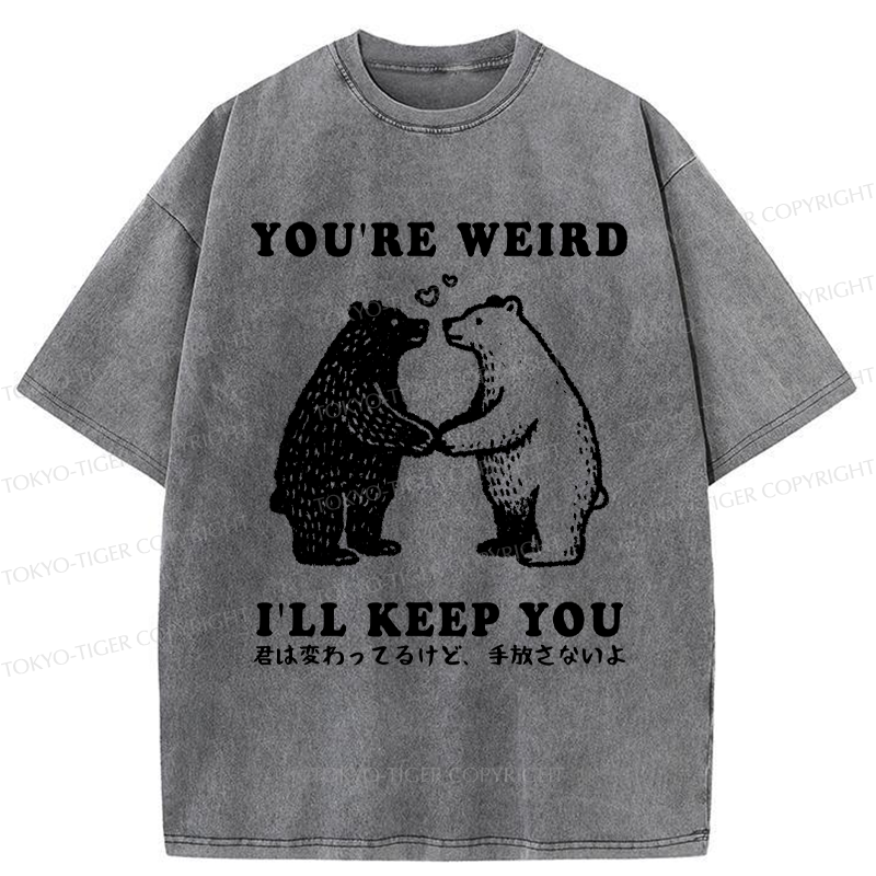 Tokyo-Tiger Forever Weird, Forever Yours Washed T-Shirt