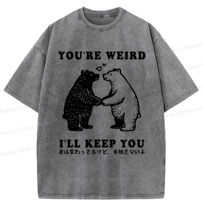 Tokyo-Tiger Forever Weird, Forever Yours Washed T-Shirt