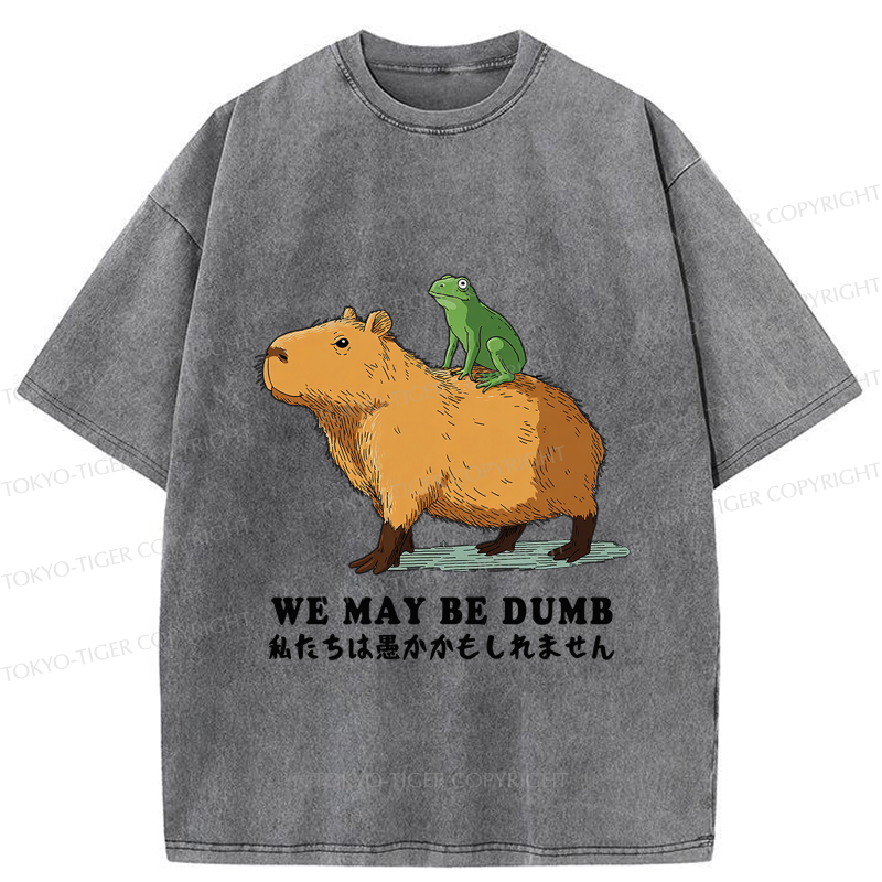 Tokyo-Tiger Dumb & Dumber Duo Washed T-Shirt