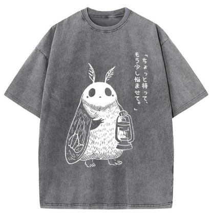 Tokyo-Tiger Moth of Overthinking Washed T-Shirt