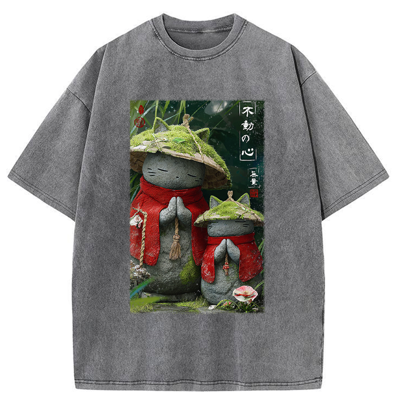 Tokyo-Tiger Zen Guardians Washed T-Shirt