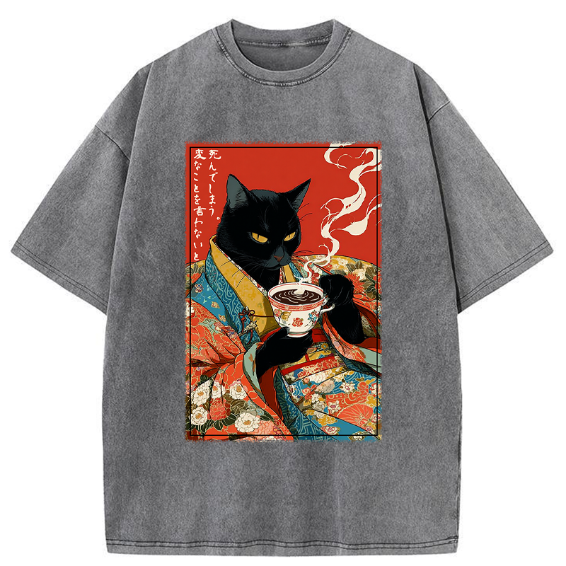 Tokyo-Tiger Say Weird Or Die Washed T-Shirt