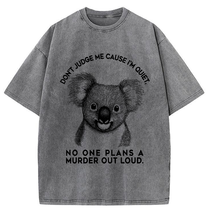 Tokyo-Tiger Koala：Quiet Minds, Big Plans Washed T-Shirt