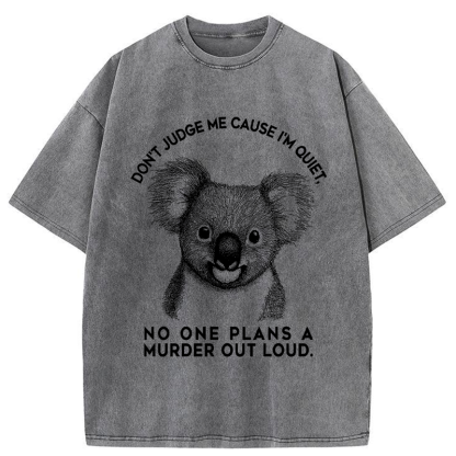 Tokyo-Tiger Koala：Quiet Minds, Big Plans Washed T-Shirt