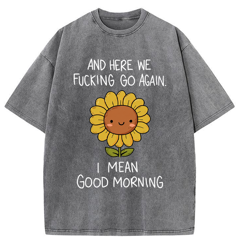 Tokyo-Tiger Here We Go Again Washed T-Shirt