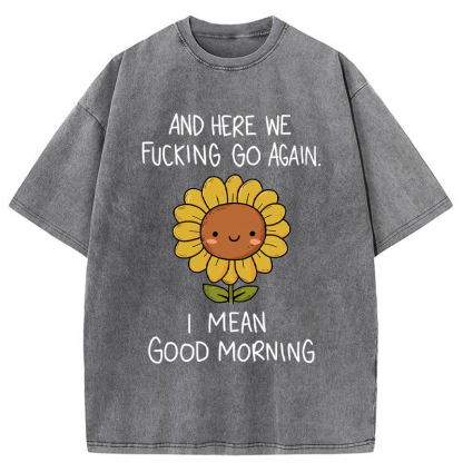 Tokyo-Tiger Here We Go Again Washed T-Shirt