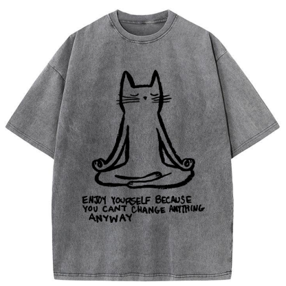 Tokyo-Tiger Can't Change, Just Chill Washed T-Shirt