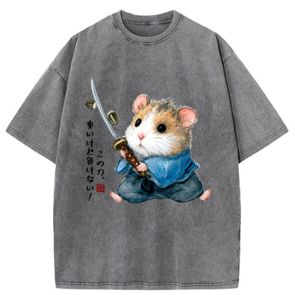 Tokyo-Tiger Heavy Sword, Strong Heart Washed T-Shirt