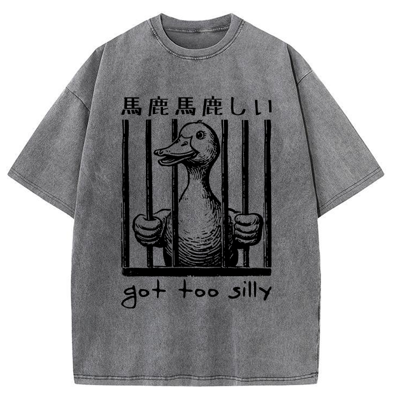 Tokyo-Tiger Silly Goose Lockup Washed T-Shirt