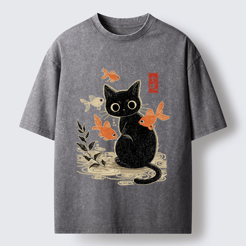 Tokyo-Tiger Paws of Prosperity Washed T-Shirt