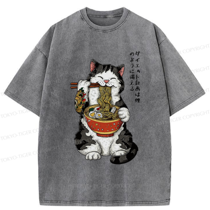 Tokyo-Tiger Diet Plans Shattered Into Nothingness Washed T-Shirt