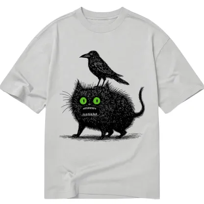 Tokyo-Tiger Crow And Black Cat Classic T-Shirt