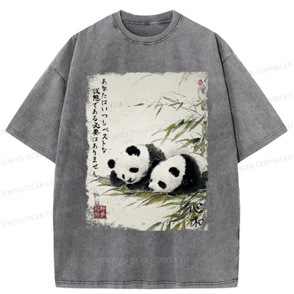 Tokyo-Tiger You Don’t Have To Always Be In Your Best State-Panda Washed T-Shirt