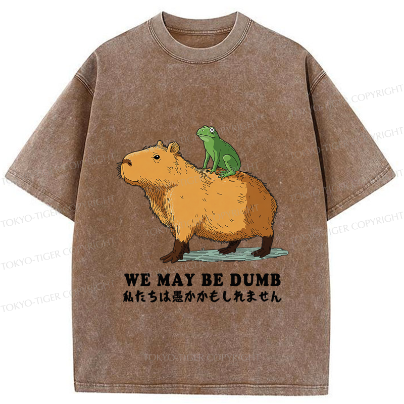 Tokyo-Tiger Dumb & Dumber Duo Washed T-Shirt