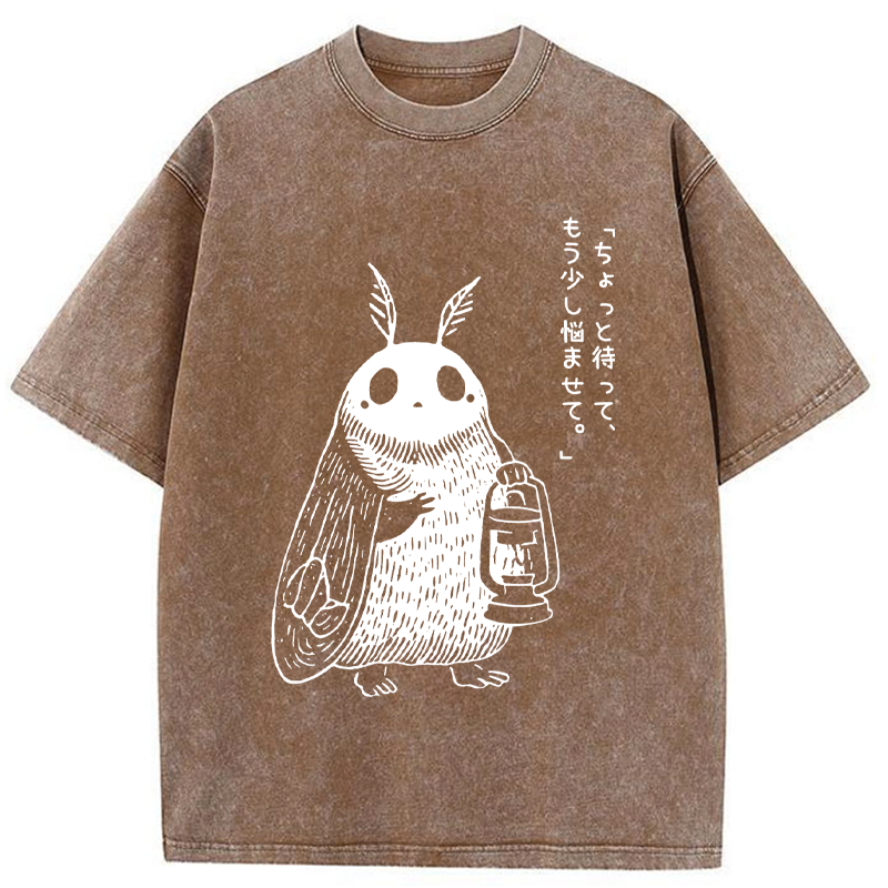 Tokyo-Tiger Moth of Overthinking Washed T-Shirt