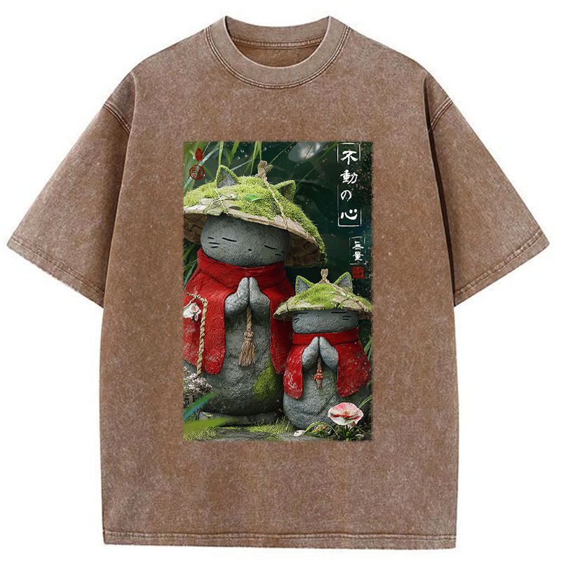 Tokyo-Tiger Zen Guardians Washed T-Shirt