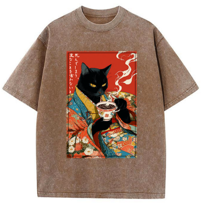 Tokyo-Tiger Say Weird Or Die Washed T-Shirt