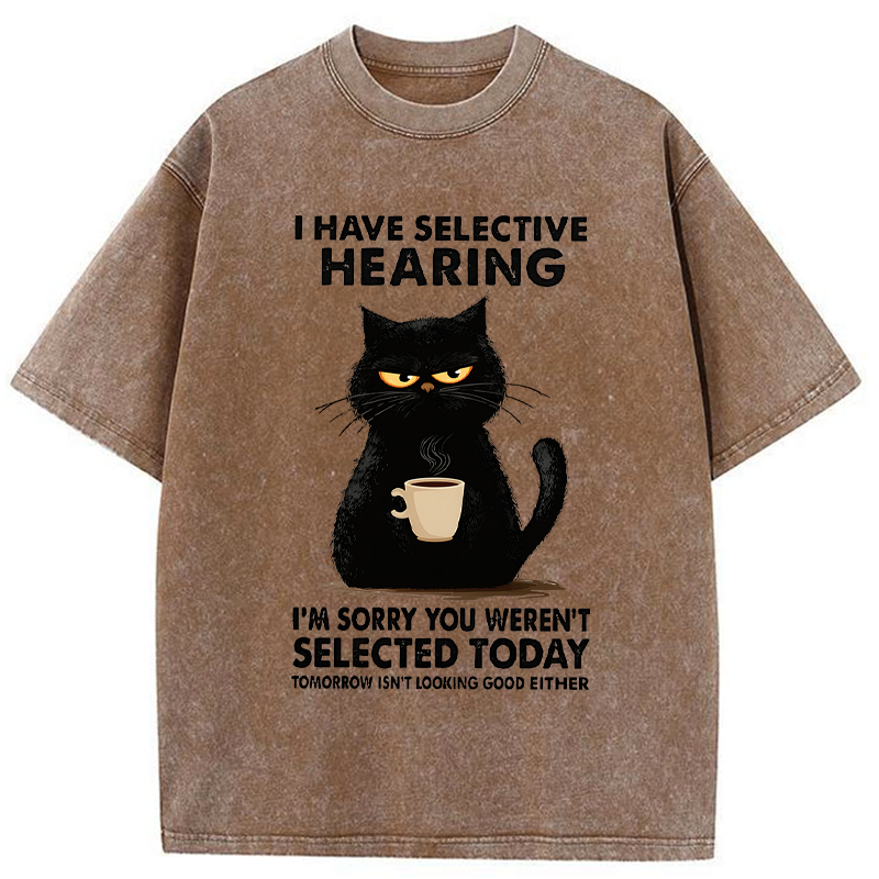 Tokyo-Tiger Not Selected Today Washed T-Shirt