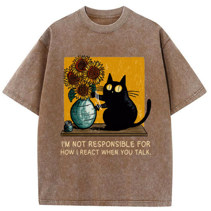 Tokyo-Tiger Blame The Words, Not Me Washed T-Shirt