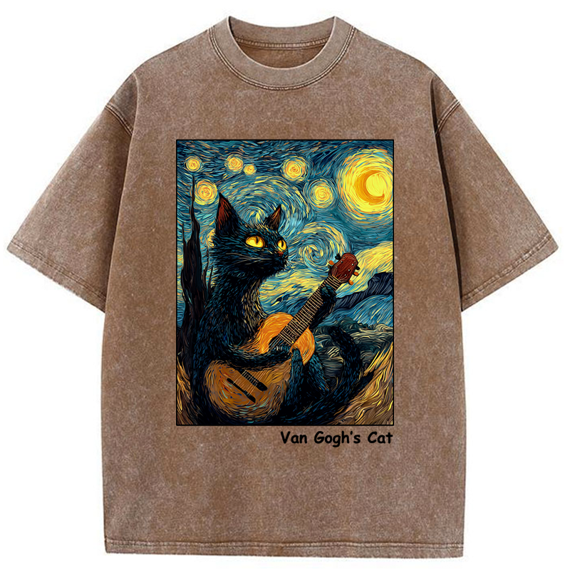 Tokyo-Tiger The Starry Musician Washed T-Shirt