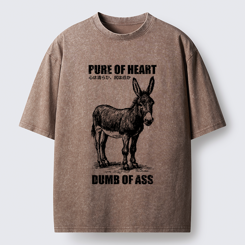 Tokyo-Tiger Good Heart, Empty Head Washed T-Shirt