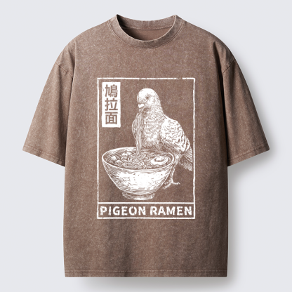 Tokyo-Tiger The Ramen Dove Washed T-Shirt