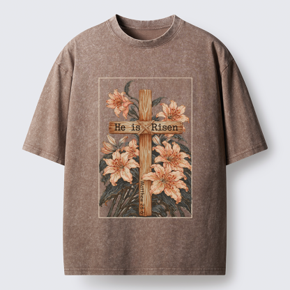 Tokyo-Tiger The Resurrection Lily Washed T-Shirt