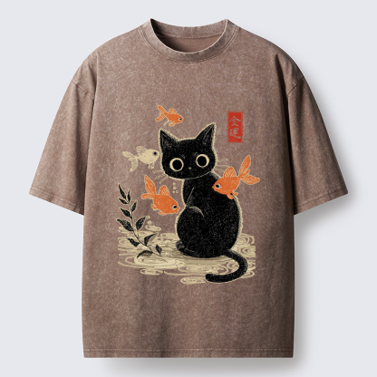 Tokyo-Tiger Paws of Prosperity Washed T-Shirt