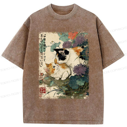 Tokyo-Tiger Amidst the Chaos, We Are in Love Washed T-Shirt