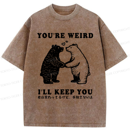 Tokyo-Tiger Forever Weird, Forever Yours Washed T-Shirt