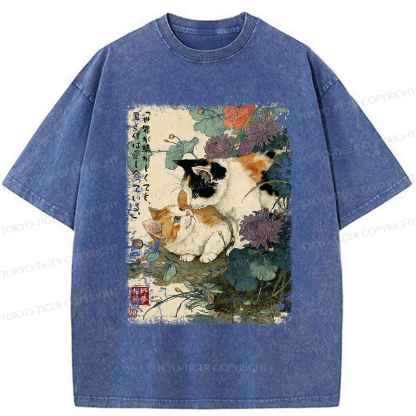 Tokyo-Tiger Amidst the Chaos, We Are in Love Washed T-Shirt