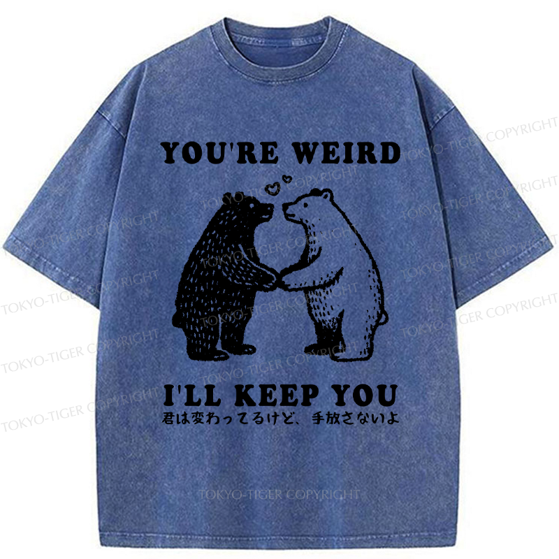 Tokyo-Tiger Forever Weird, Forever Yours Washed T-Shirt