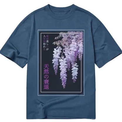 Tokyo-Tiger Wisteria Jpanese Flowers Poster Classic T-Shirt