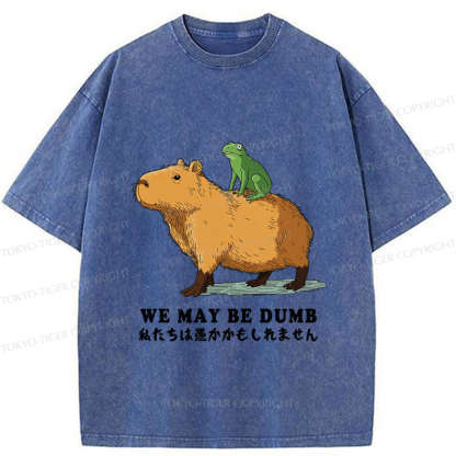 Tokyo-Tiger Dumb & Dumber Duo Washed T-Shirt