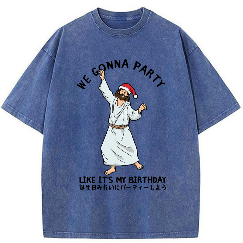 Tokyo-Tiger Party Like the Messiah Washed T-Shirt