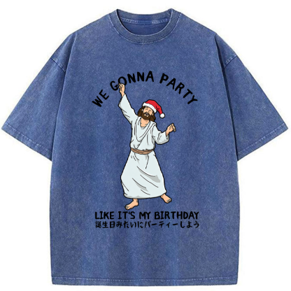 Tokyo-Tiger Party Like the Messiah Washed T-Shirt