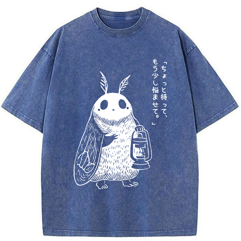 Tokyo-Tiger Moth of Overthinking Washed T-Shirt