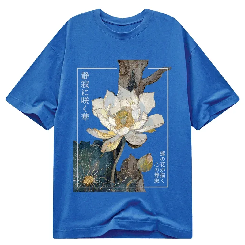 Tokyo-Tiger Blooming Lotus Japan Classic T-Shirt