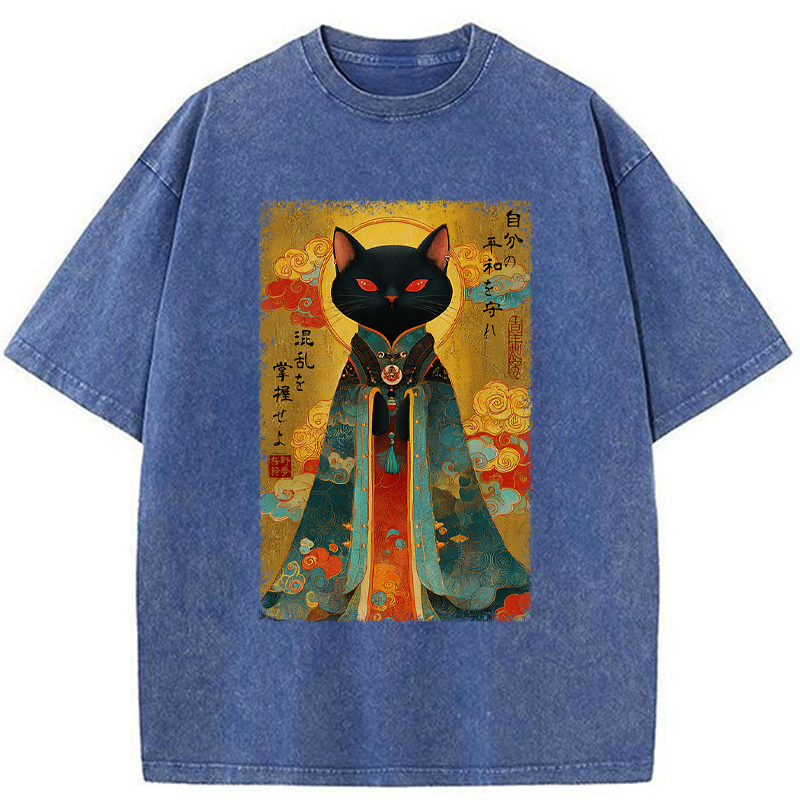 Tokyo-Tiger Master Your Chaos, Protect Your Peace Washed T-Shirt