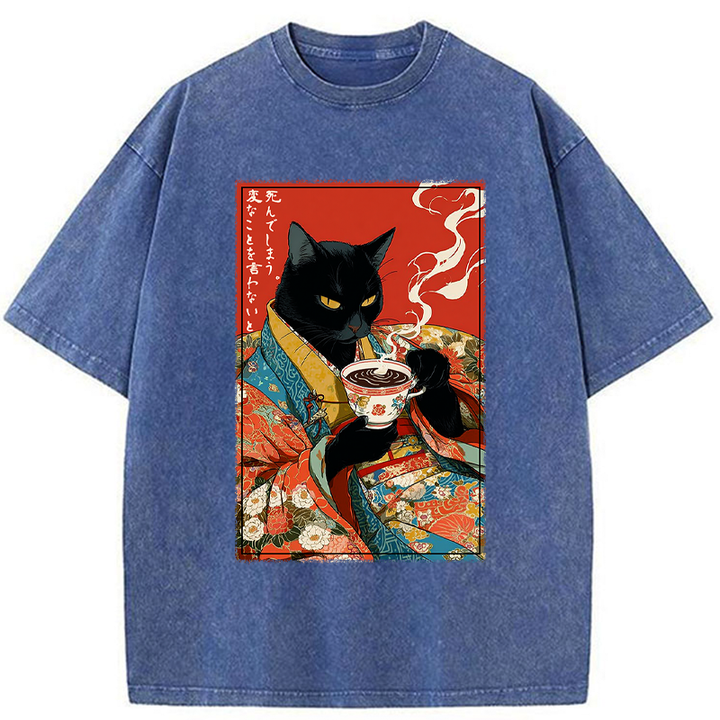 Tokyo-Tiger Say Weird Or Die Washed T-Shirt