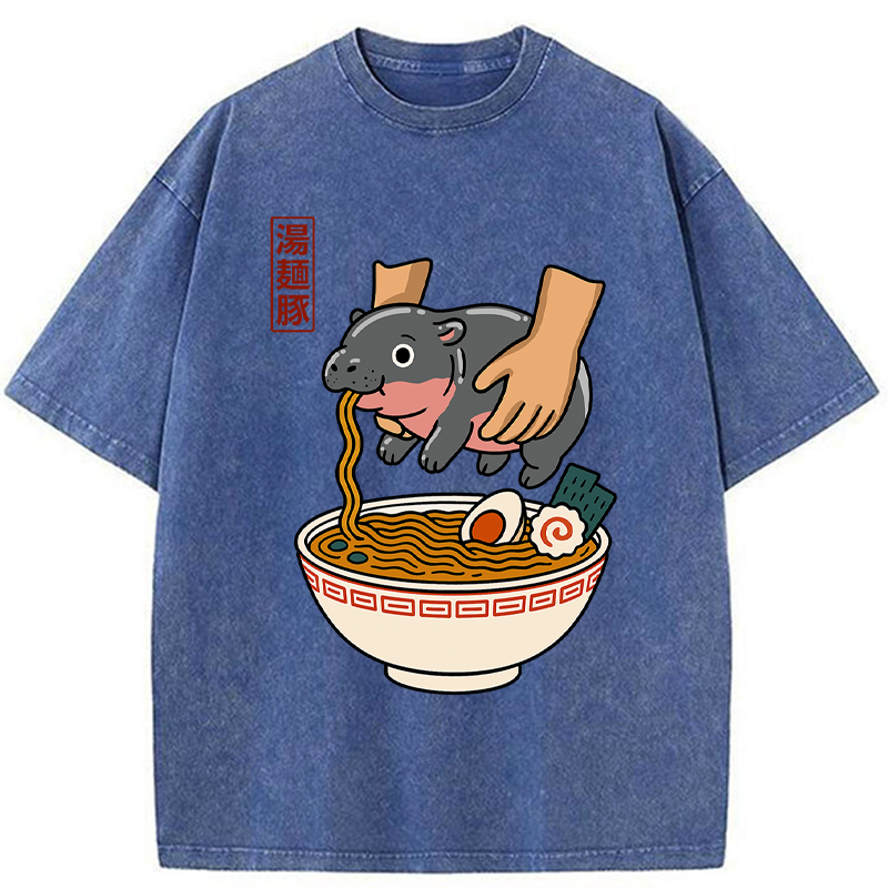 Tokyo-Tiger Noodles Got Me Washed T-Shirt