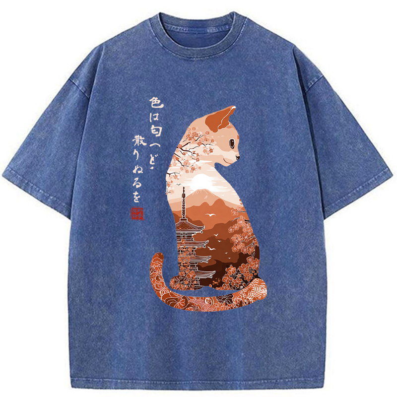 Tokyo-Tiger Beauty in Transience Washed T-Shirt