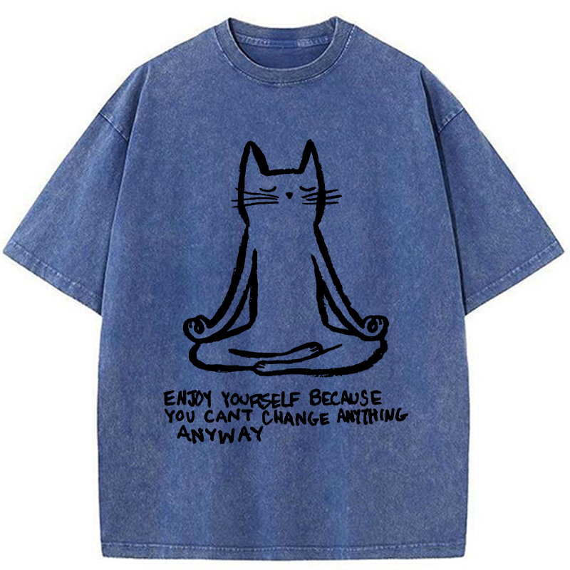 Tokyo-Tiger Can't Change, Just Chill Washed T-Shirt