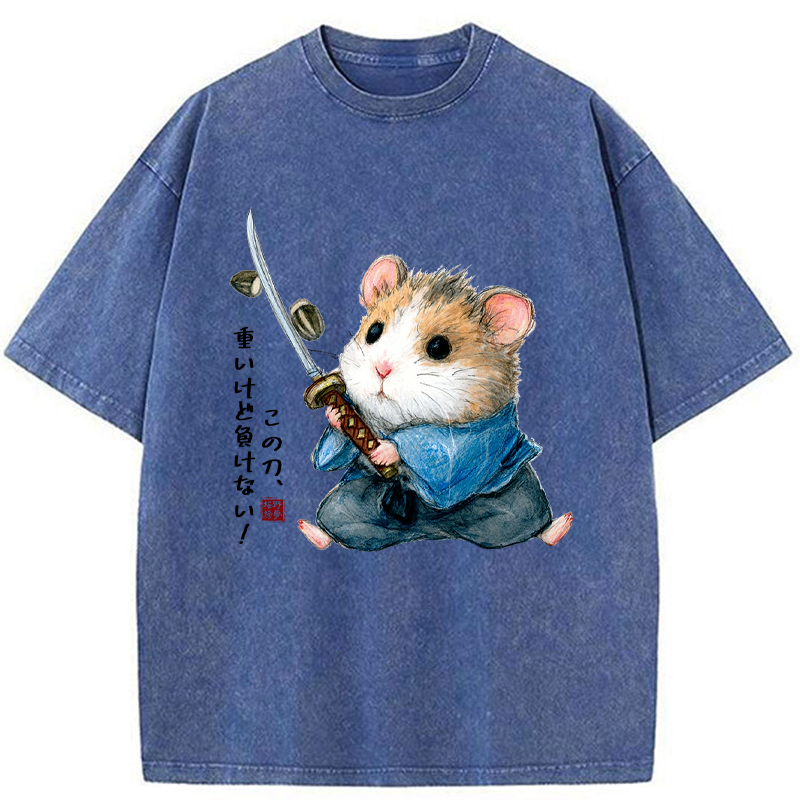 Tokyo-Tiger Heavy Sword, Strong Heart Washed T-Shirt