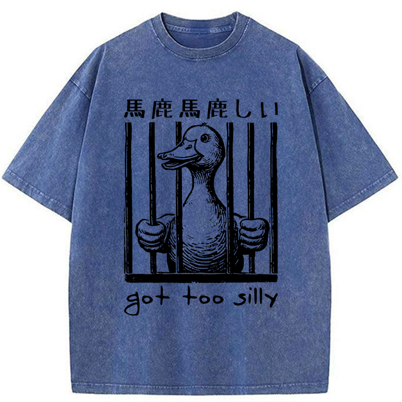 Tokyo-Tiger Silly Goose Lockup Washed T-Shirt